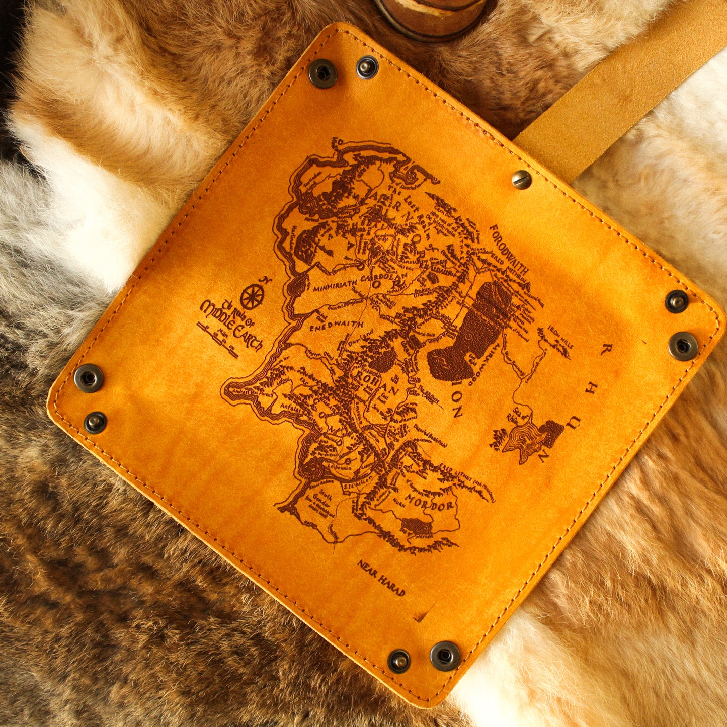 Le Hazard - Plateau de Dés - Gravure Seigneur des Anneaux