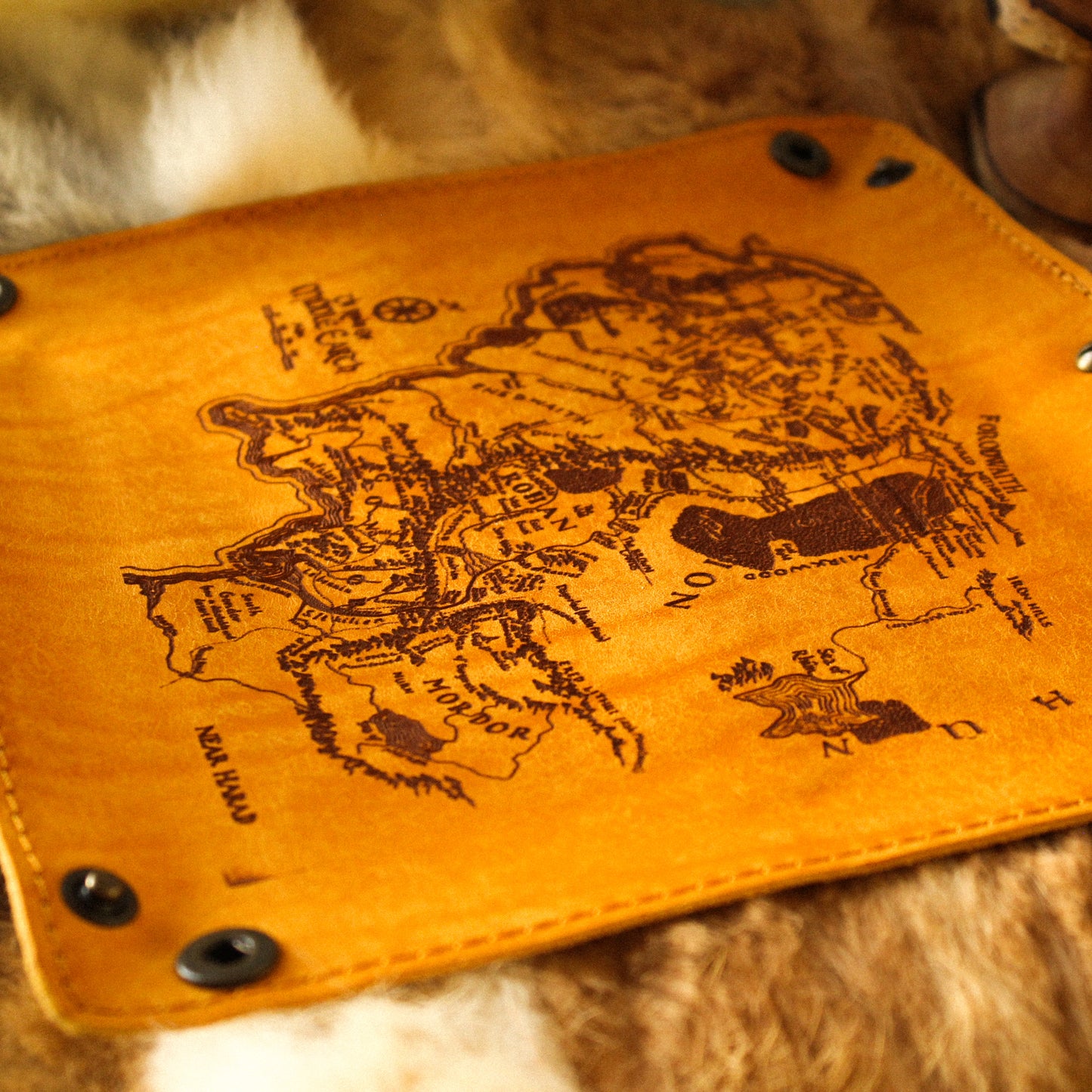 Le Hazard - Plateau de Dés - Gravure Seigneur des Anneaux