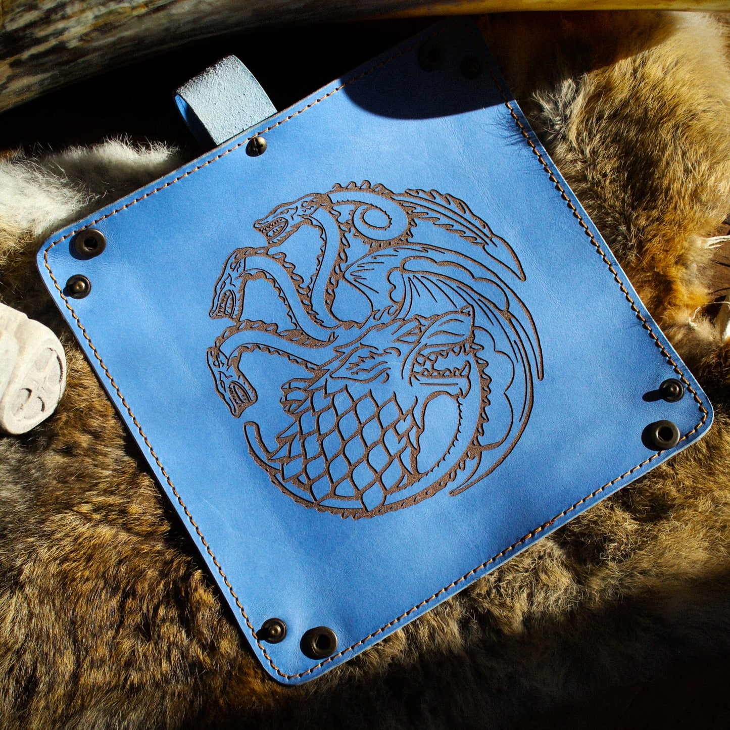 Le Hazard - Plateau de Dés - Gravure Stark&Targaryen