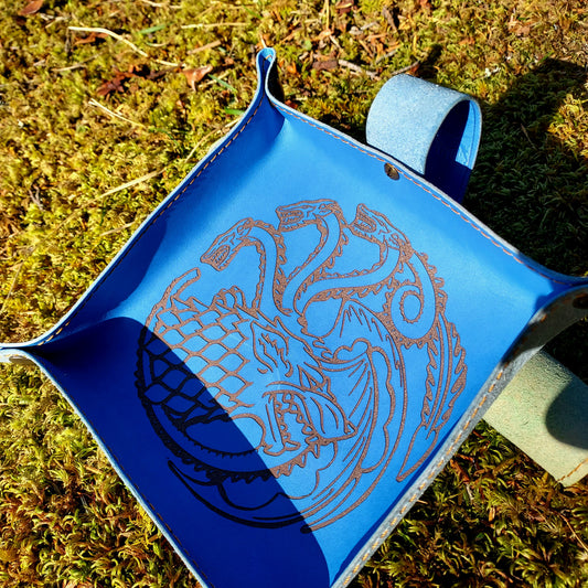 Le Hazard - Plateau de Dés - Gravure Stark&Targaryen